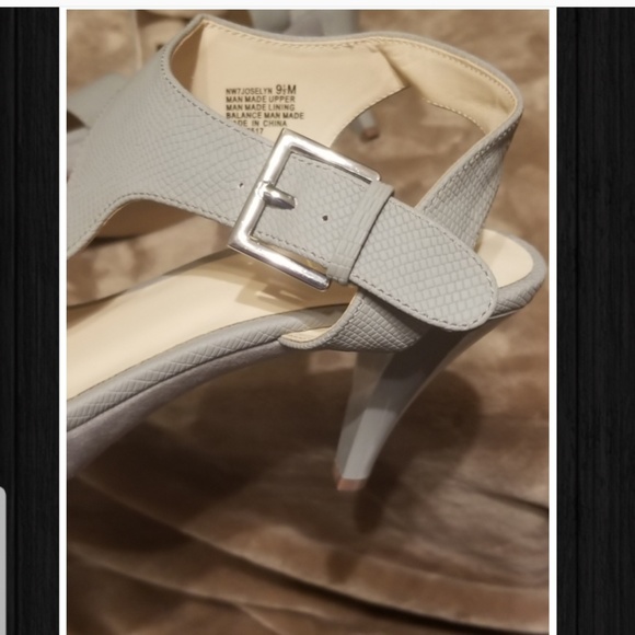 Nine West Women Gray Heels Size 9 1/2 M NWOT - Picture 7 of 8